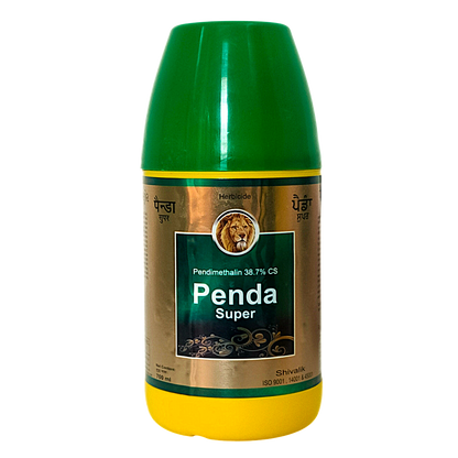 Penda Super Pendimethalin 38.7% CS Herbicide bottle - FarmMate.in