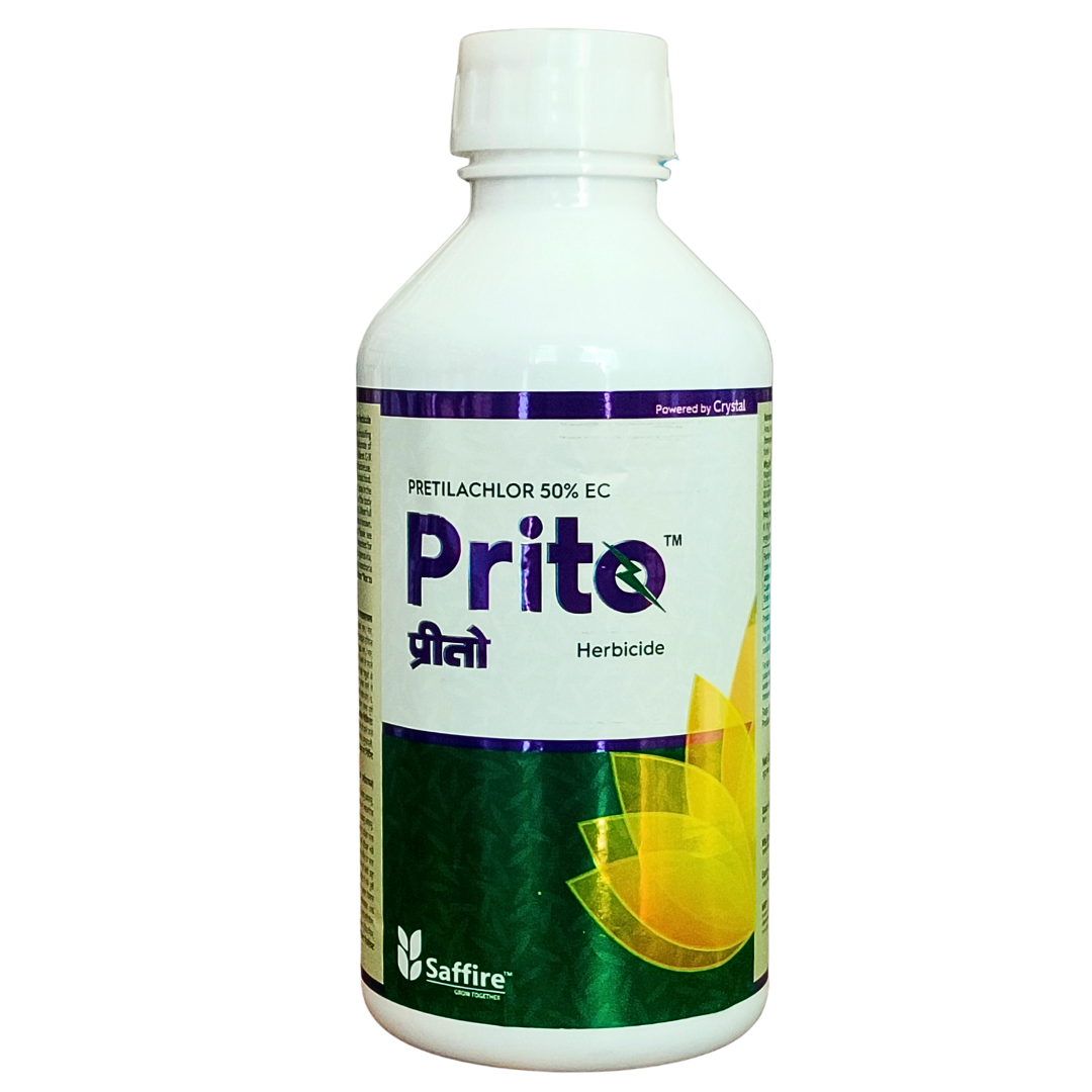 Prito Pretilachlor 50% EC Herbicide bottle