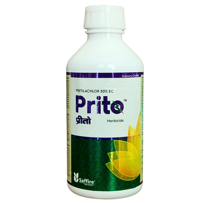 Prito Pretilachlor 50% EC Herbicide bottle
