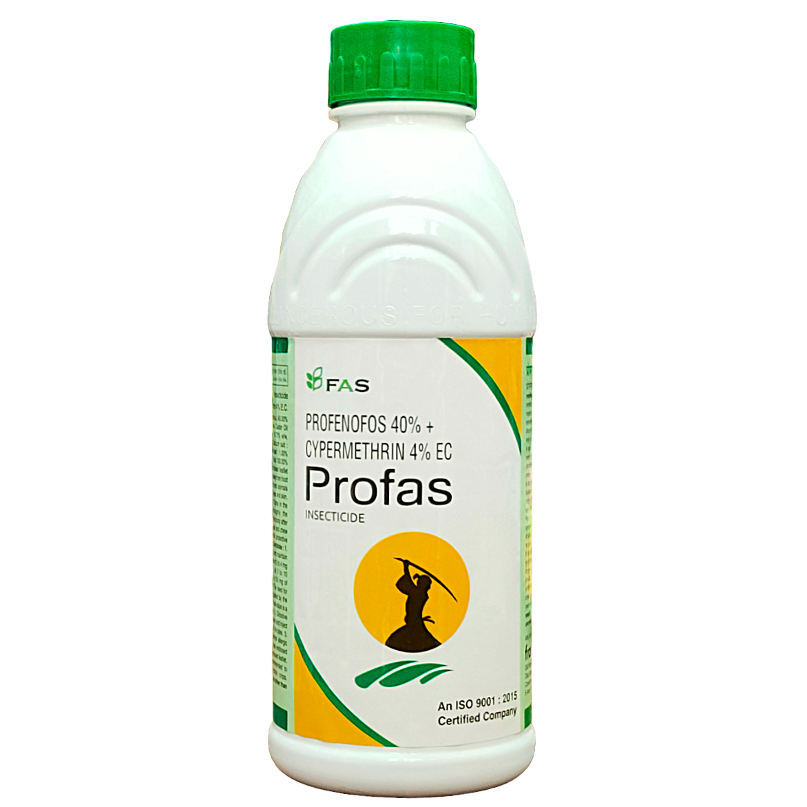 Profas Profenofos 40% + Cypermethrin 4% EC Insecticide bottle