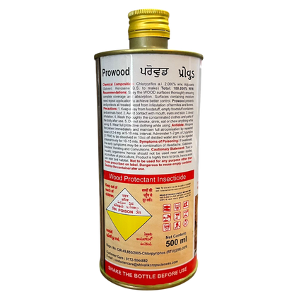 Prowood product label