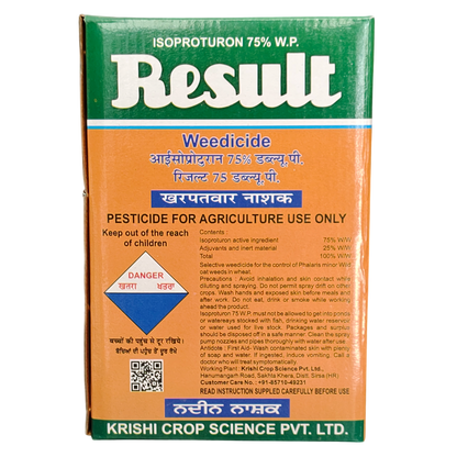 Result Herbicide product packaging