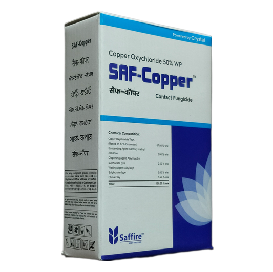 Saf-Copper Copper Oxychloride 50% WP Fungicide