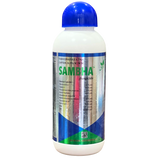 Sambha Tebuconazole 6.7% + Captan 26.9% SC Fungicide bottle - FarmMate.in