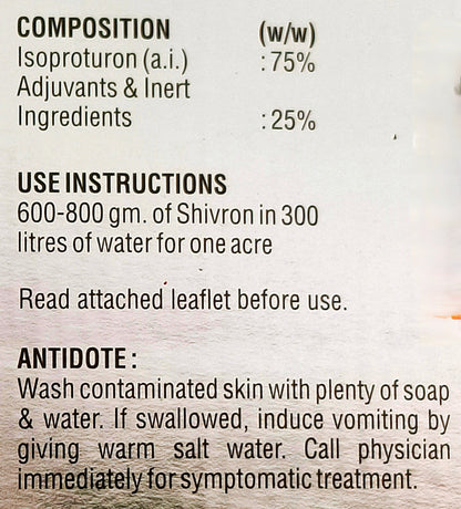 Shivron Herbicide product label