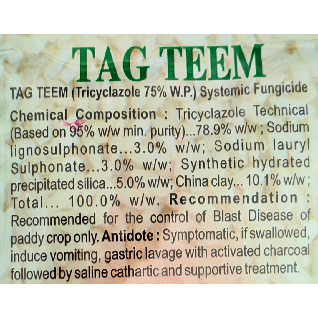 TagTeem Fungicide for rice blast control