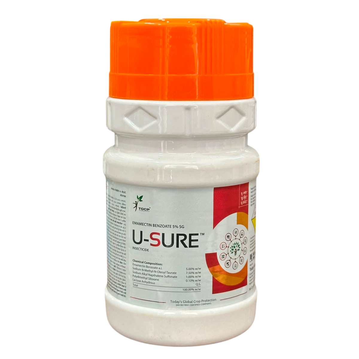 U-Sure Emamectin Benzoate 5% SG Insecticide bottle - FarmMate.in