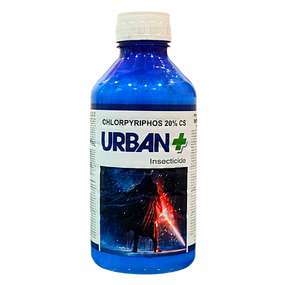 Urban+ Chlorpyriphos 20% CS Insecticide bottle