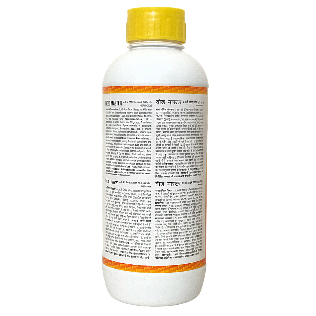 Weed Master Herbicide label details