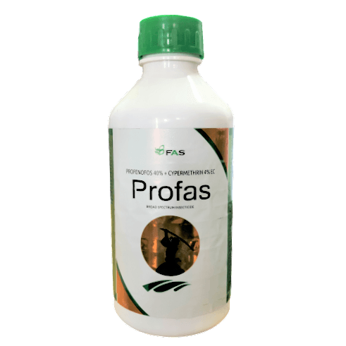 Profas (Profenofos 40% + Cypermethrin 4% EC) Insecticide - FarmMate.in