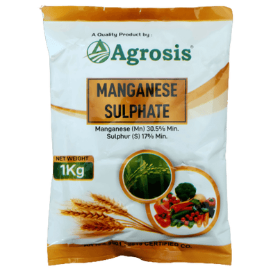 Agrosis Manganese Sulphate Micronutrient Fertilizer for Foliar Spray - FarmMate.in