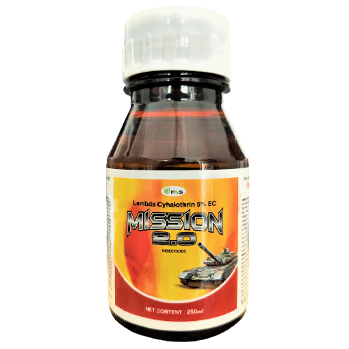 Mission 2.0 Lambda Cyhalothrin 5% EC Insecticide bottle
