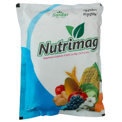 Nutrimag Magnesium Sulphate Micronutrient ( Epsom Salt for Plants ) Fertilizer 1kg - FarmMate.in